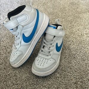 Nike Kids' Blue and White Sneakers